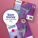 Epson Hummingbird Singlepack Cyan T0802 Claria Photographic Ink