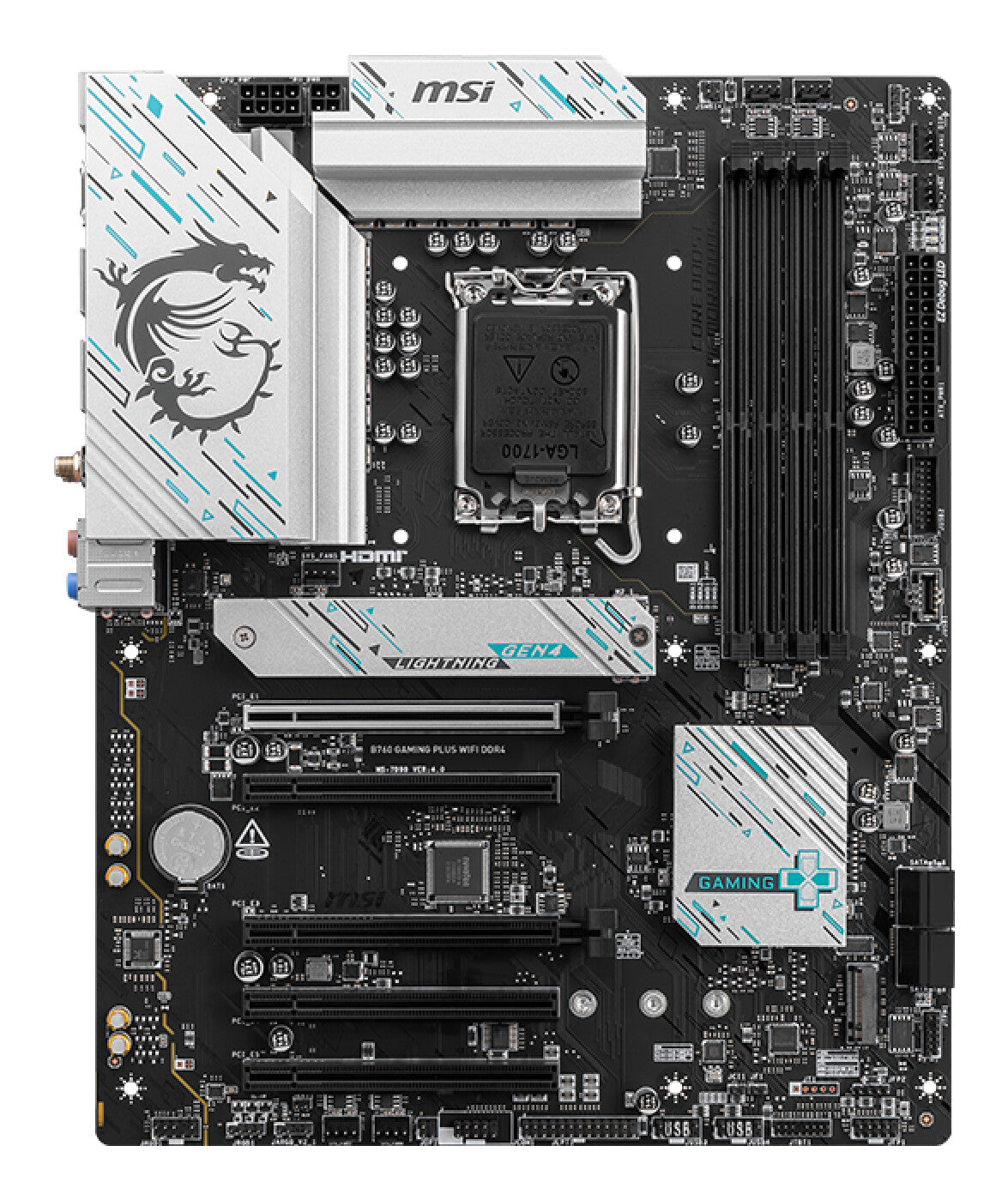 MSI B760 GAMING PLUS WIFI DDR4 motherboard Intel B760 LGA 1700 ATX