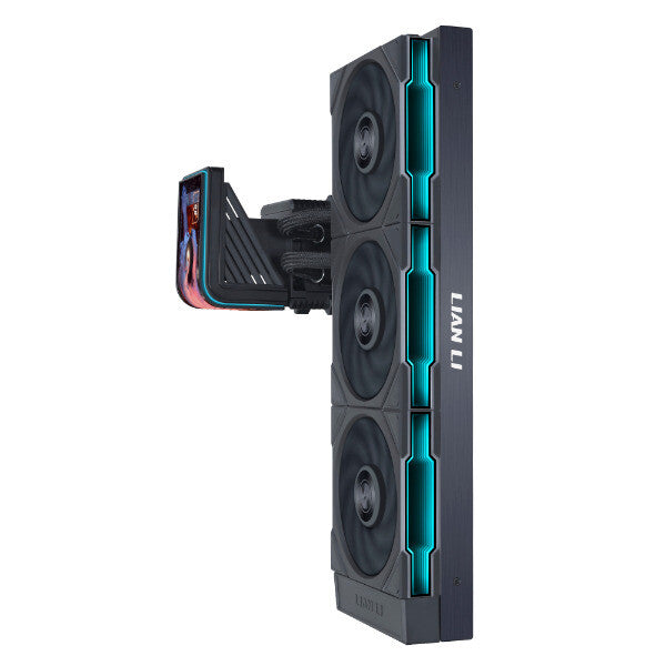 Lian Li HydroShift II OLED Curved 360P28 Processor All-in-one liquid cooler 12 cm Black 1 pc(s)