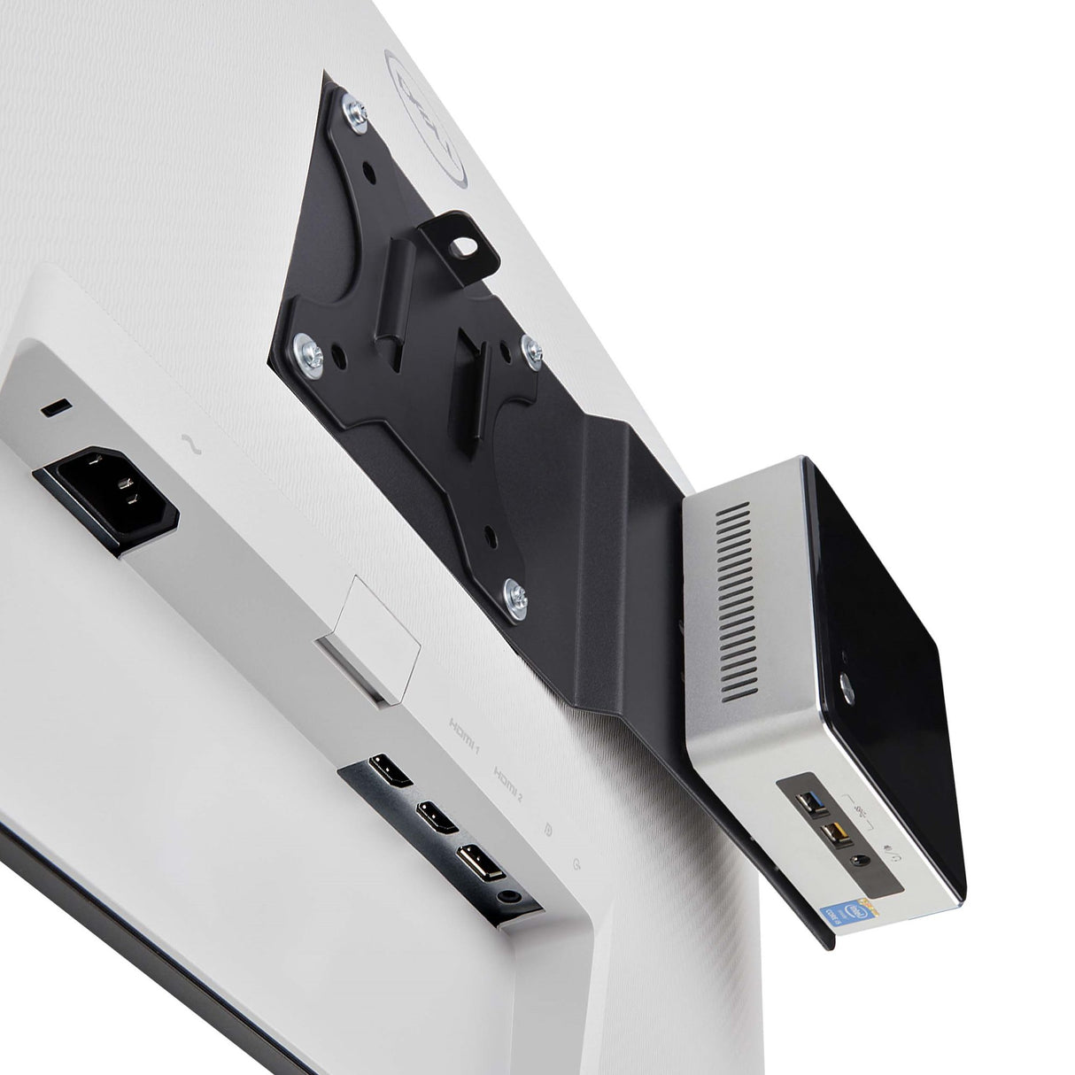 StarTech.com VESA Mounting Bracket for NUC/Thin Clients or Laptop Docking Stations, VESA 75x75/100x100 Compatible Extension Plate For Mini PC