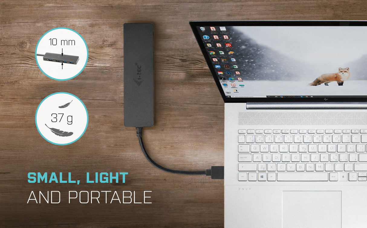 i-tec Advance USB 3.0 Slim Passive HUB 4 Port
