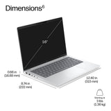 HP EliteBook 6 G2q 14 Next Gen AI Copilot+ PC Snapdragon X2P-64-100 Laptop 35.6 cm (14") WUXGA 32 GB LPDDR5x-SDRAM 512 GB SSD Wi-Fi 7 (802.11be) Windows 11 Pro Silver