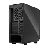 Fractal Design Meshify 2 Compact (Black TG) Estuche para juegos con ventana de vidrio tintado claro, ATX, frente de malla angular, 3 ventiladores, filtro frontal desmontable, USB-C
