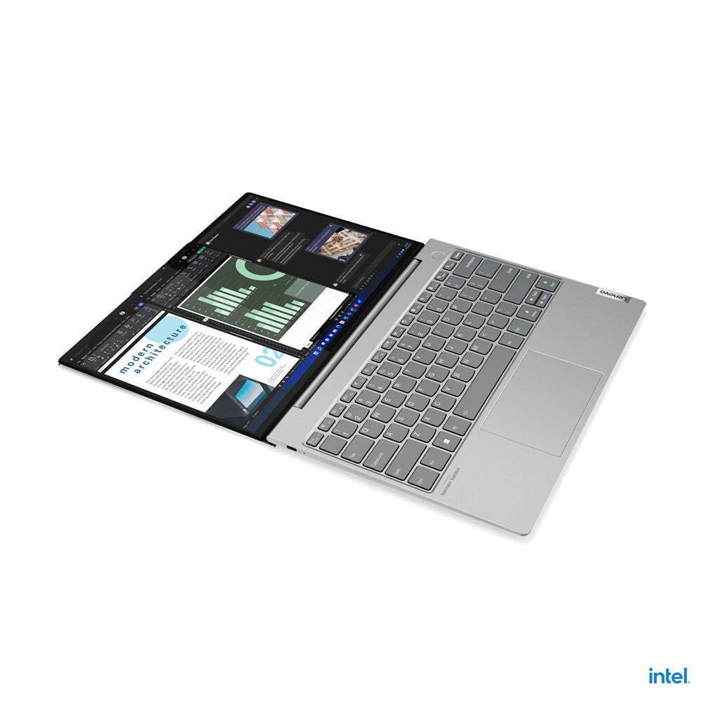 Lenovo ThinkBook 13x G2 IAP Intel® Core™ i7 i7-1255U Laptop 33.8 cm (13.3") WQXGA 16 GB LPDDR5-SDRAM 512 GB SSD Wi-Fi 6E (802.11ax) Windows 11 Pro UK English Grey