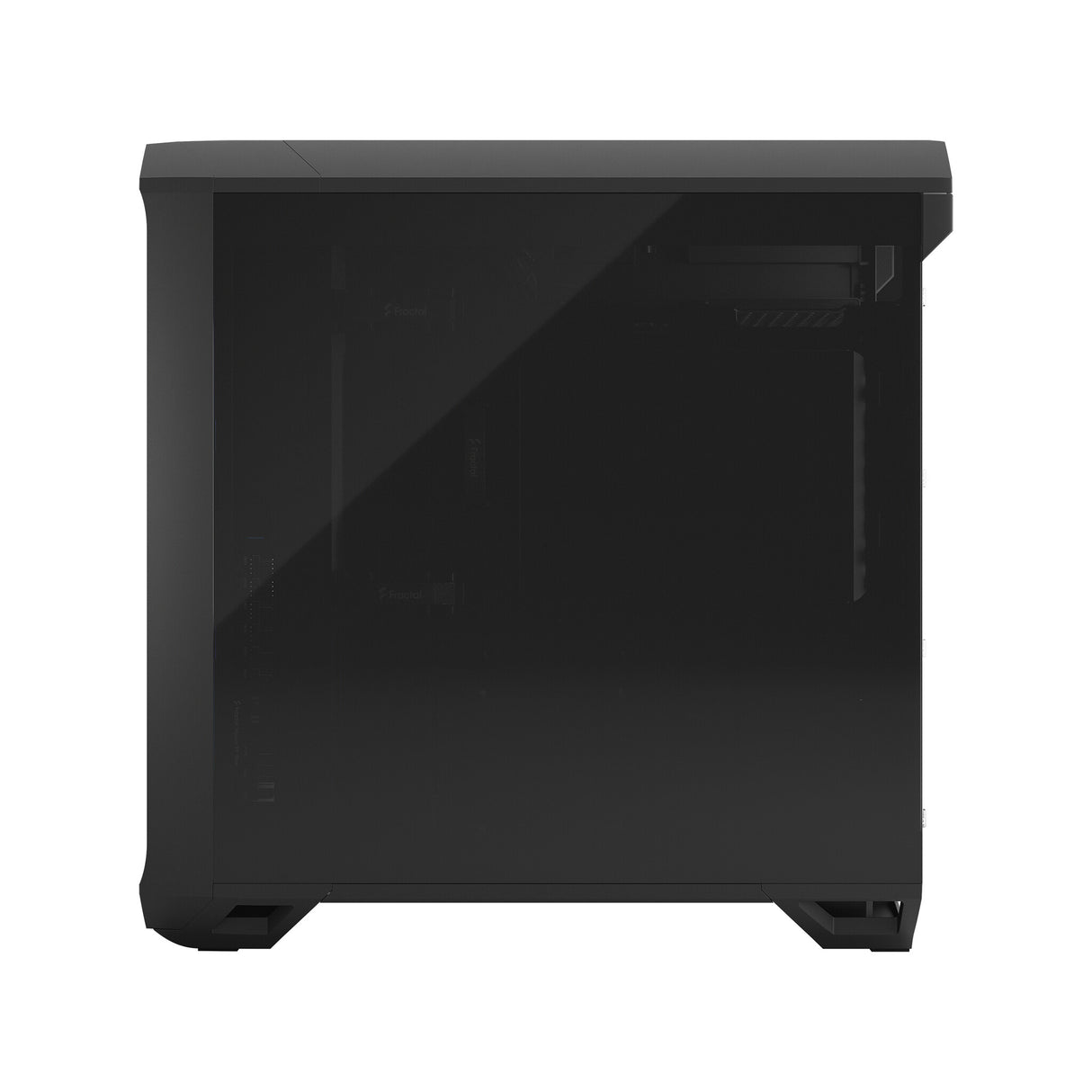 Fractal Design Torrent Compact (Light TG RGB) Caja para juegos con ventanas de vidrio tintado claro, E-ATX, 2 ventiladores RGB, concentrador de ventilador, tira RGB en cubierta de fuente de alimentación, rejilla frontal, USB-C