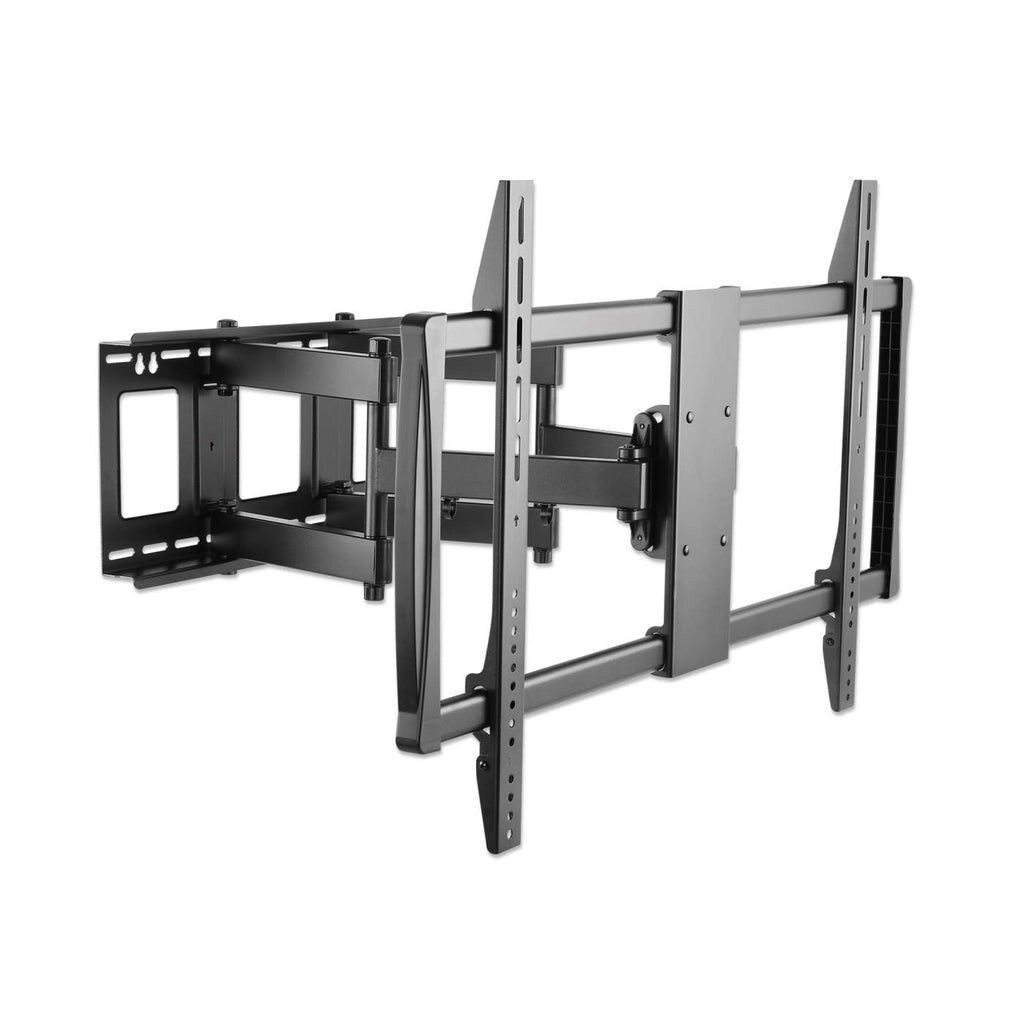 Manhattan Wall Mount for TV & Monitors (Full Motion), For screens 37" to 100", VESA compatability: all between 200x200mm and 900x600mm - check the dimensions of the four mounting holes on back of screen to ensure it fits, Max 80kg, Black, Bracket, Lifetim