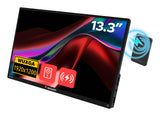 Verbatim Portable Touchscreen Monitor 13.3" WUXGA Resolution & Wireless Power Supply