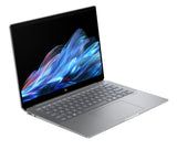 HP OmniBook Ultra 14-fd0002na Copilot+ PC AMD Ryzen AI 9 365 Laptop 35.6 cm (14") Touchscreen 2.2K 32 GB LPDDR5x-SDRAM 1 TB SSD Wi-Fi 7 (802.11be) Windows 11 Home Silver