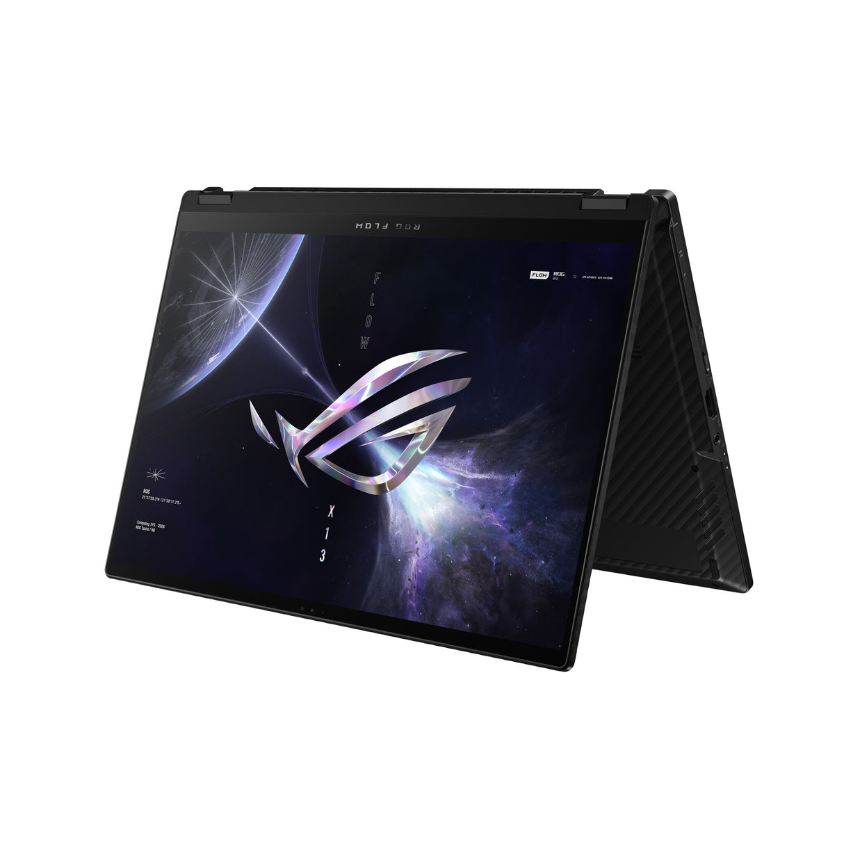 ASUS ROG Flow X13 GV302XU-MU010W AMD Ryzen™ 9 7940HS Hybrid (2-in-1) 34 cm (13.4") Touchscreen WQXGA 16 GB LPDDR5-SDRAM 1 TB SSD NVIDIA GeForce RTX 4050 Wi-Fi 6E (802.11ax) Windows 11 Home Black