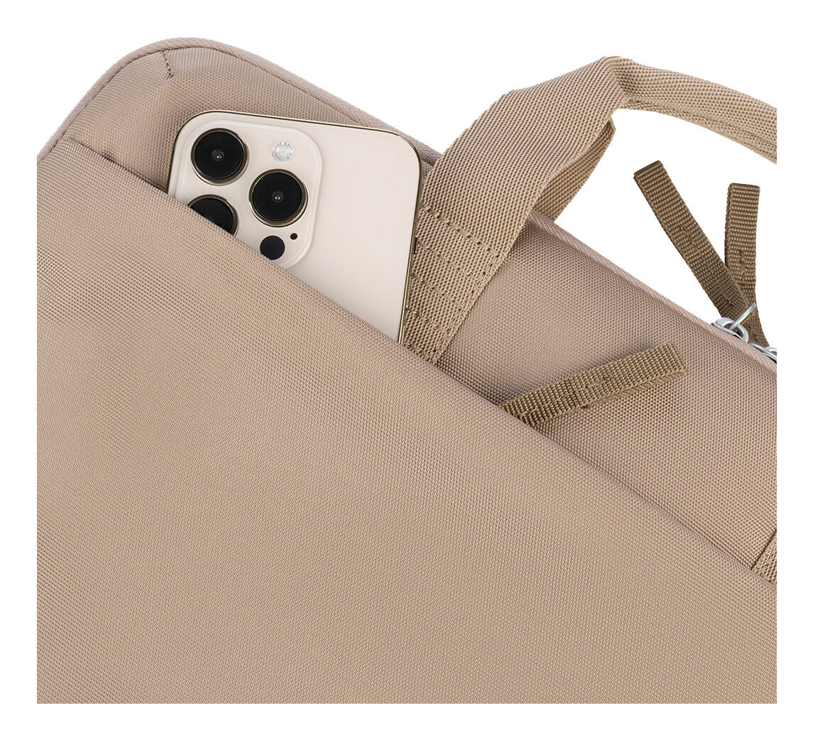 Tucano SMILZA MacBook Air 13" (before 2018), MacBook Pro 13" (2016-2020), MacBook Air 13" (2018-2020) MacBook Air 15" (2023), Laptop 14" Purse case super slim Beige