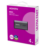 ADATA Elite SE880 4 TB USB Type-C USB 3.2 Gen 2x2 Grey