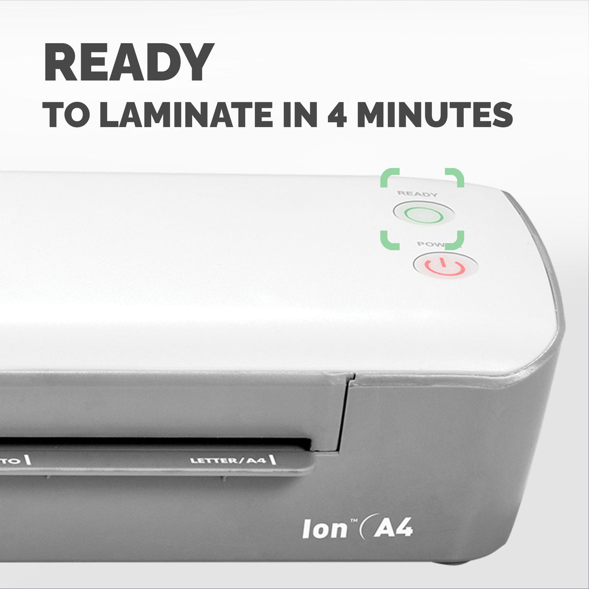 Fellowes A4 Laminator Machine Ion A4 Laminating Machine 80 to 125 Micron 10 Laminating Pouch Starter Pack Included