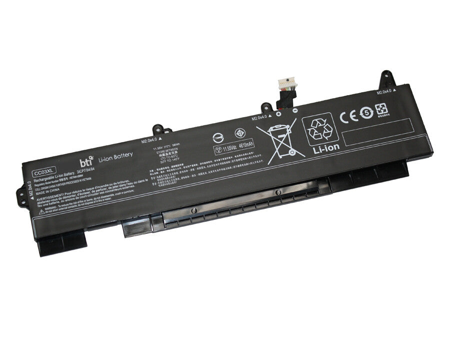 BTI L77991-002 compatible 56Wh 3-cell battery for HP 850 G7 855 G7 850 G8 ZBOOK FIREFLY 15 G8