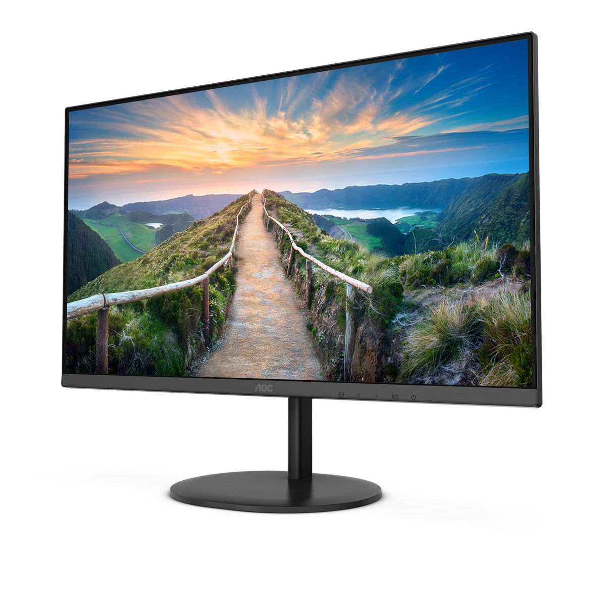 AOC V4 Q24V4EA computer monitor 60.5 cm (23.8") 2560 x 1440 pixels 2K Ultra HD LED Black