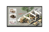 LG CreateBoard Standard interactive whiteboard 2.18 m (86") 3840 x 2160 pixels Touchscreen Black