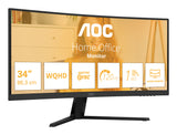 AOC B3 CU34B3E computer monitor 86.4 cm (34") 3440 x 1440 pixels Wide Quad HD LED Black