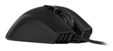 Souris de jeu légère Corsair Ironclaw RGB FPS/MOBA, forme profilée, commutateurs Omron, 18 000 DPI, 7 boutons programmables