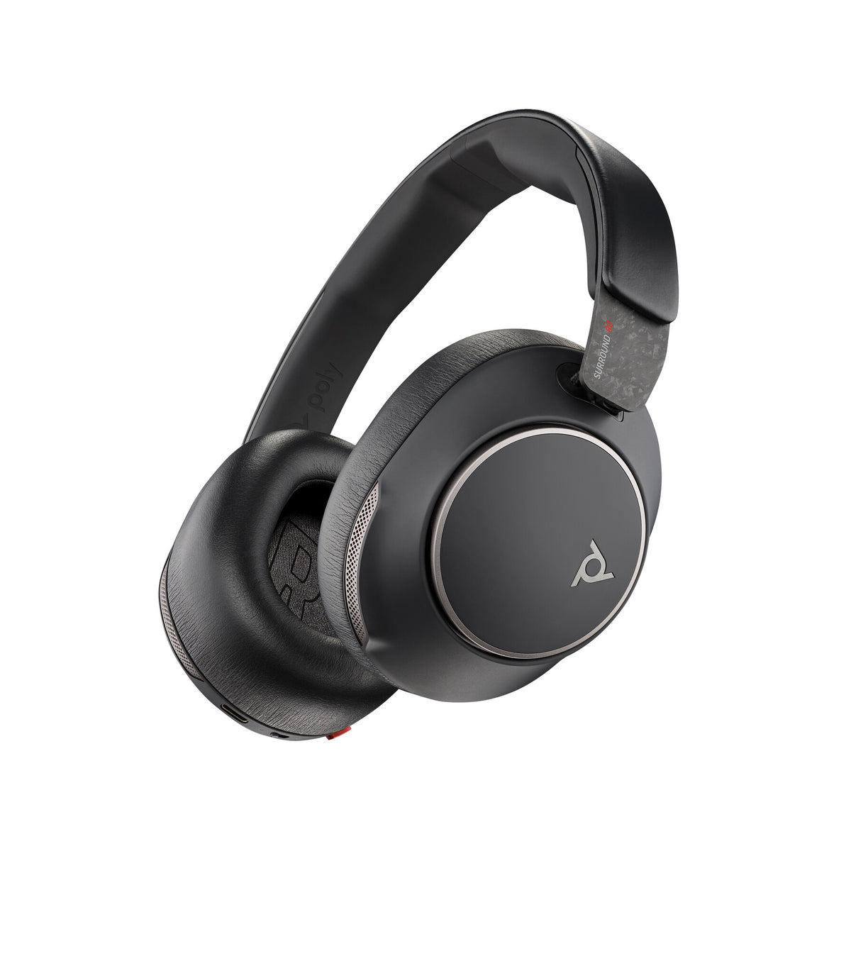 HP Poly Voyager Surround 85 UC Microsoft Teams Certified USB-C Headset +USB-C/A Adapter +Charging Stand