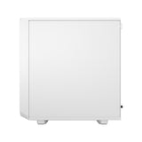 Fractal Design Meshify 2 Mini (White TG) Estuche para juegos con ventana de vidrio transparente, Micro ATX, malla angular, USB-C, GPU de 331 mm y soporte para radiador de 280 mm