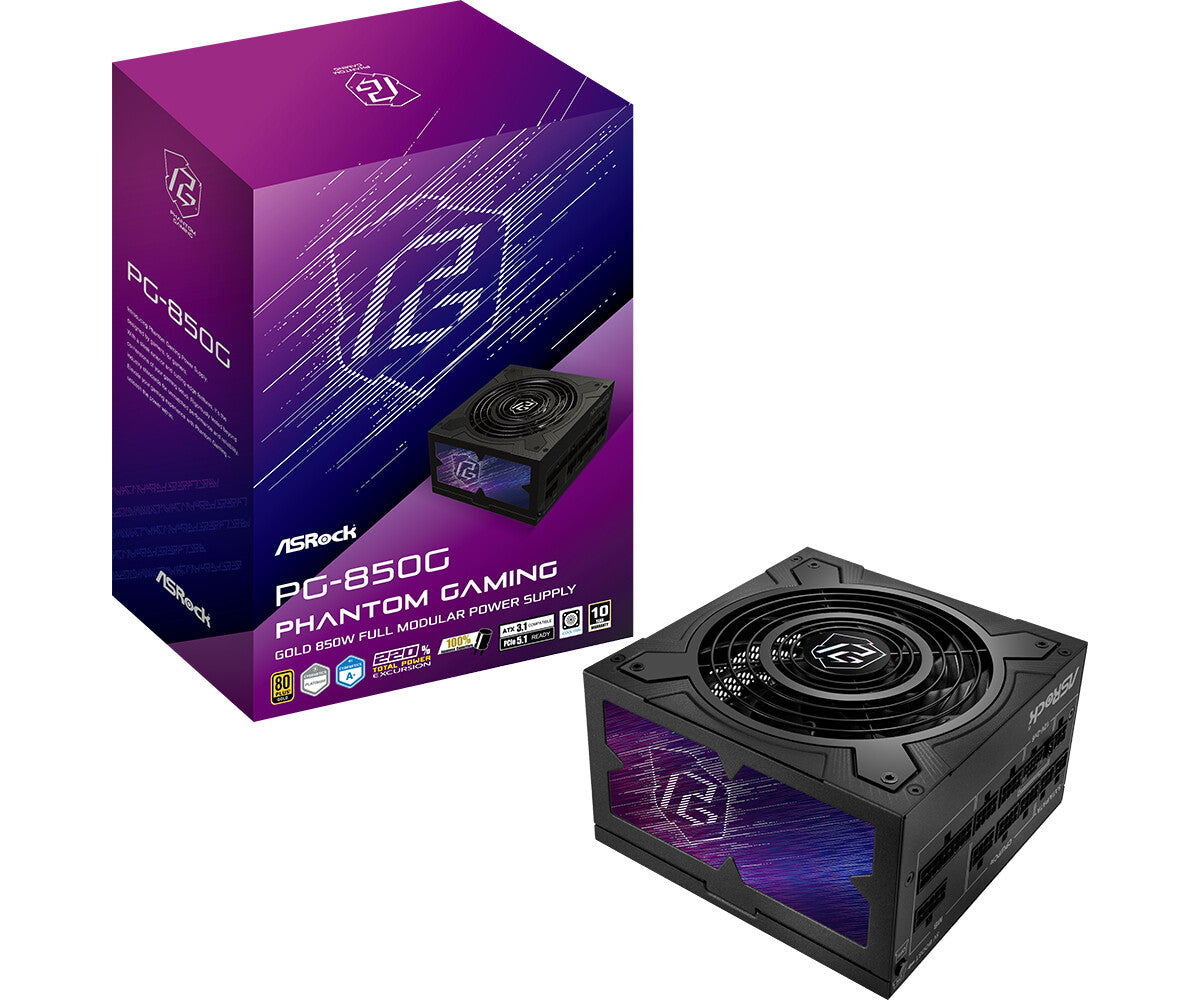 Asrock PG-850G power supply unit 850 W 20+4 pin ATX ATX Black
