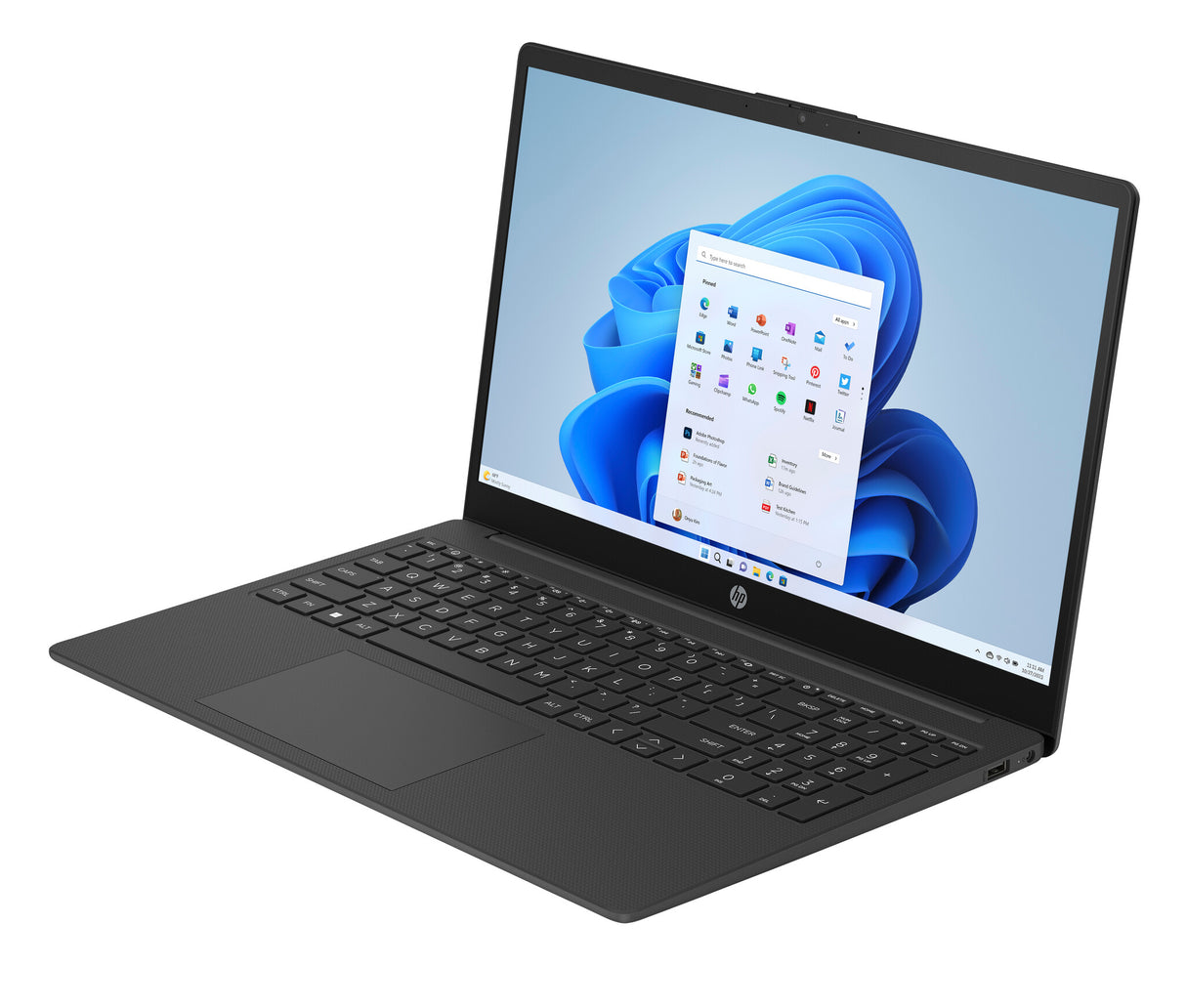 HP 15-fd1010nax Intel Core 5 120U Laptop 39.6 cm (15.6") HD 16 GB DDR4-SDRAM 512 GB SSD Wi-Fi 6 (802.11ax) Windows 11 Home Black