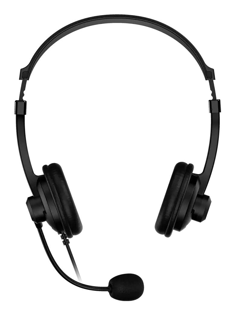Genius HS-230U Headset Wired Head-band Office/Call center USB Type-C Black