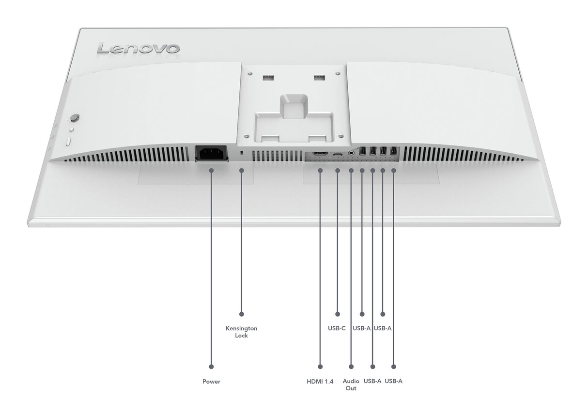 Lenovo L24D-4C computer monitor 60.5 cm (23.8") 1920 x 1080 pixels Full HD LCD Grey