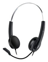 Genius HS-220U Headset Wired Head-band Office/Call center USB Type-C Black