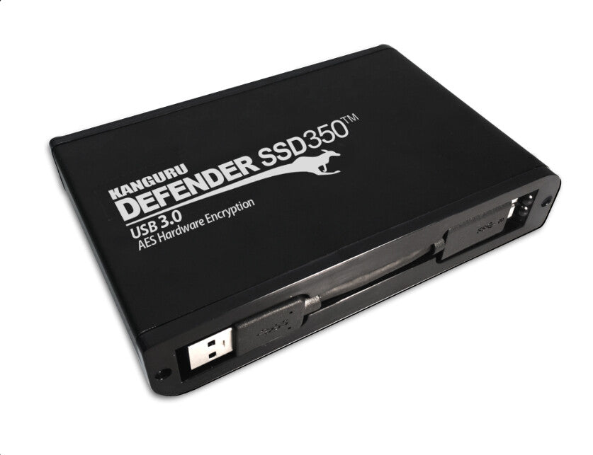 iStorage Kanguru Defender SSD350 8 TB| FIPS 140-2 Certified | Hardware Encrypted Solid State Drive | 2.5" External |SATA (SATA/600) | TAA Compliant
