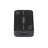 StarTech.com USB Galvanic Isolator, Up To 6KV, Electrical Noise Isolator, IP40, DIN Rail Mount, Isolated Power Filter, USB 2.0/1.1, 5V/250mA, Plug-and-Play, TAA