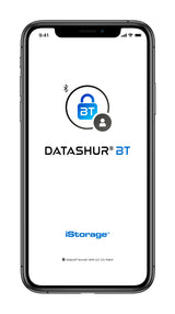 iStorage datAshur BT 32 GB | Encrypted Secure Flash Drive | Unlock via Smartphone Using Bluetooth | FIPS 140-2 Level 3 Certified | Remote Management Ready