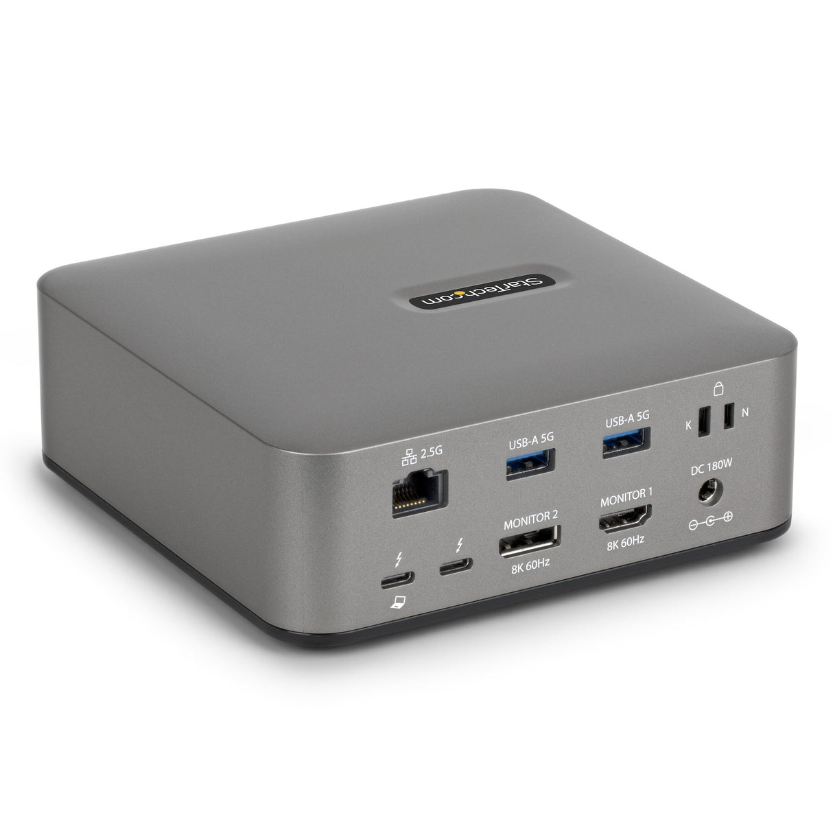 StarTech.com Thunderbolt 5 Universal Docking Station, Multi-Display Hub, 8K 60Hz or 4K 144Hz, 120Gbps Bandwidth Boost, 140W PD, 30W Phone Charging, USB 10Gbps, 2.5G LAN