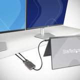 StarTech.com USB-C to Dual HDMI MST HUB - Dual HDMI 4K 60Hz - USB Type C Multi Monitor Adapter for Laptop w/ 1ft/30cm cable - DP 1.4 Multi-Stream Transport Hub - USB-C to HDMI Splitter