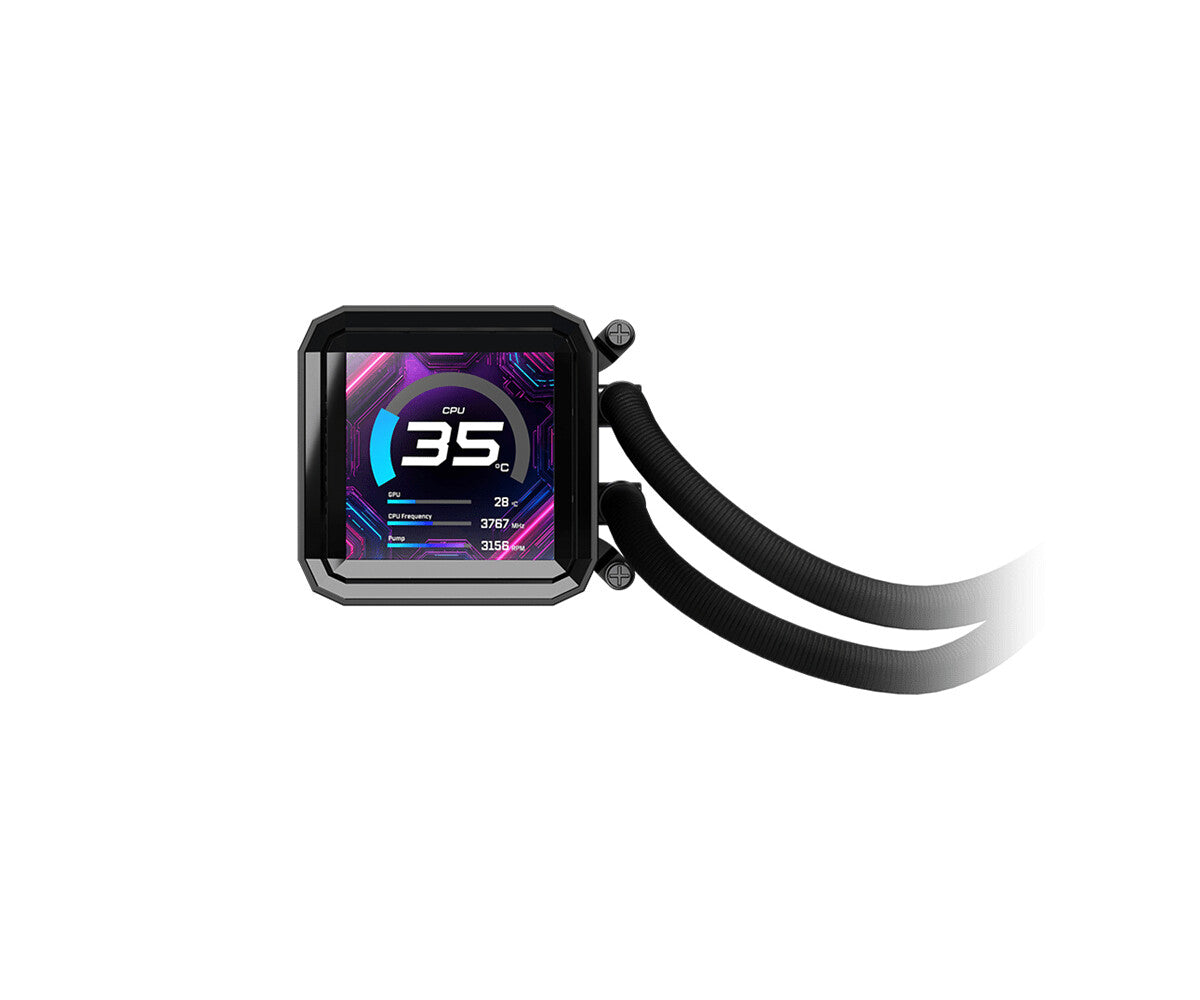Asrock Phantom Gaming 360 LCD Processor All-in-one liquid cooler 12 cm Black