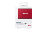 Samsung Portable SSD T7 2 TB USB Type-C 3.2 Gen 2 (3.1 Gen 2) Red