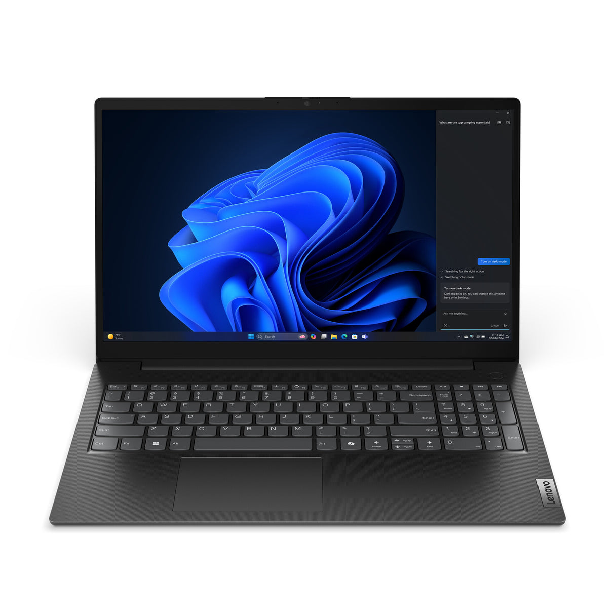 Lenovo V15 G5 IRL Intel Core 5 120U Laptop 39.6 cm (15.6") Full HD 16 GB DDR5-SDRAM 512 GB SSD Wi-Fi 6 (802.11ax) Windows 11 Pro Black UK English