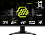 MSI MAG 255F E20 computer monitor 62.2 cm (24.5") 1920 x 1080 pixels Full HD LCD Black