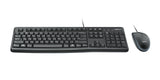 Kit clavier et souris filaire Logitech MK120, USB, profil bas