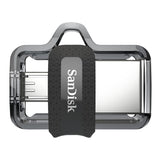 SanDisk 173384 USB flash drive 32 GB USB Type-A / Micro-USB Black, Transparent
