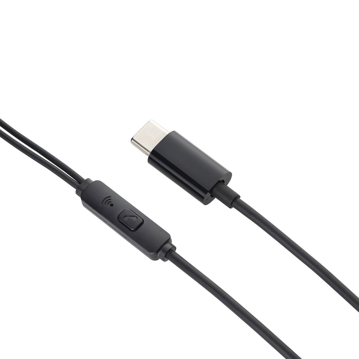 connektgear HP535 USB Type C Wired Earphone with Noise Isolation and In-line Mic - Black
