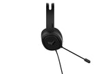 Asus TUF Gaming H1 7.1 Casque de jeu léger, prise jack 3,5 mm, son surround, basses profondes, noir