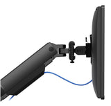 Neomounts DS65S-950BL2 Monitor arm 24-34" - gas spring - Topfix - multi-adjustable - 180°-stop