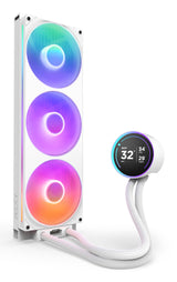 NZXT Kraken Elite 420 RGB Processor All-in-one liquid cooler 14 cm White 1 pc(s)