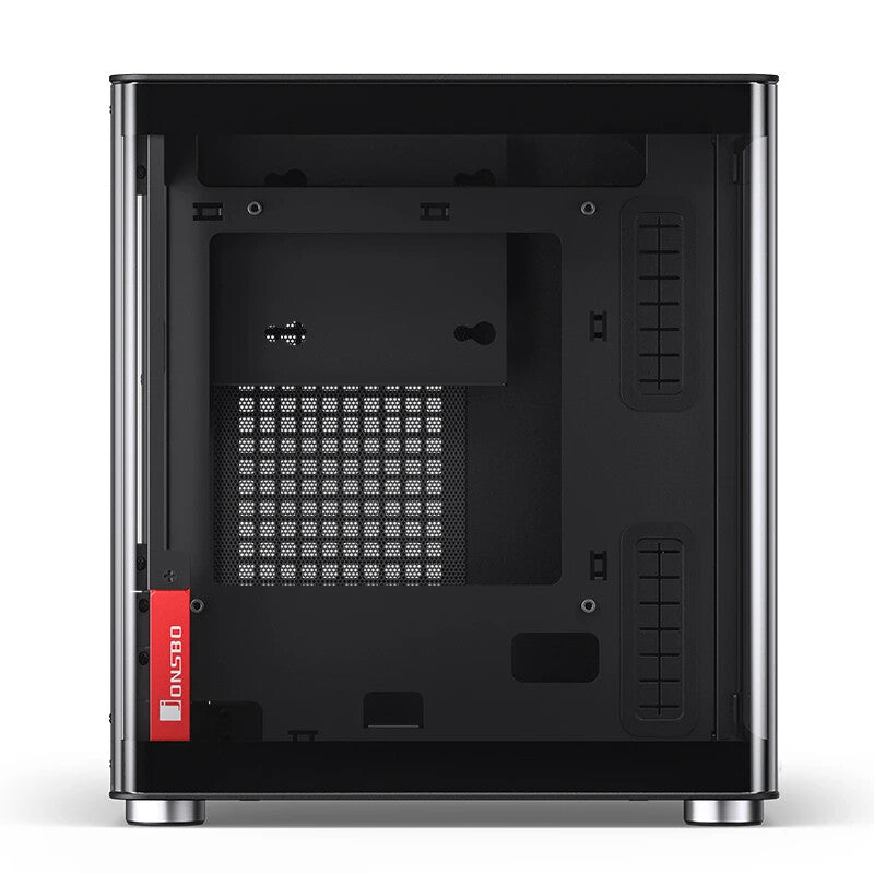 Jonsbo TK-0 BLACK computer case Black, Wood