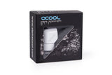 Alphacool Eiszapfen L-connector rotatable G1/4 outer thread to G1/4 inner thread - white