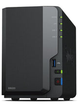 Synology DiskStation DS223 NAS/storage server Desktop Realtek RTD1619B 2 GB DDR4 0 TB