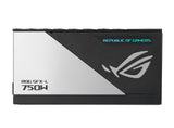 Fuente de alimentación Asus ROG LOKI SFX-L Platinum de 750 W, factor de forma pequeño, totalmente modular, 80+ Platinum, PCIe 5.0, botón de ventilador de 0 dB, RGB, soporte ATX a SFX