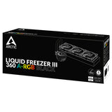 ARCTIC Liquid Freezer III 360 A-RGB - Multi Compatible All-in-One CPU Water Cooler with A-RGB