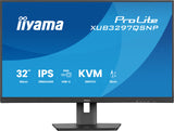 iiyama ProLite XUB3297QSNP-B1 computer monitor 81.3 cm (32") 2560 x 1440 pixels Quad HD LED Black