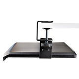 StarTech.com Under-Desk Keyboard Tray, Clamp-on Ergonomic Keyboard Holder, Up to 12kg (26.5lb), Sliding Keyboard and Mouse Drawer with C-Clamps, Height Adjustable Keyboard Tray (3.9/4.7/5.5 in) - TAA